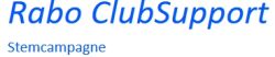 Prachtig succes bij Rabo ClubSupport!