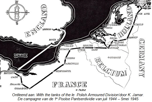 1e Poolse divisie door Noord Frankrijk
