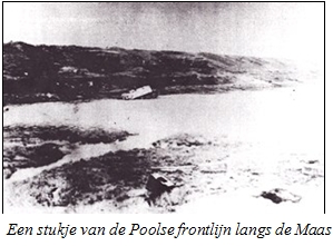 Poolse frontlijn langs de Maas