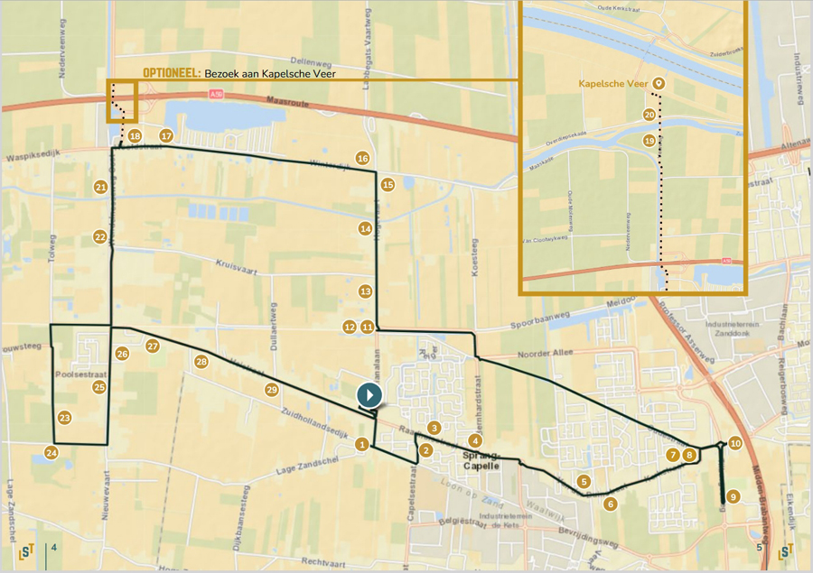fietsroute nieuw smal