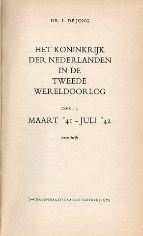 Cover of Het koninkrijk der nederlanden in de tweede wereldoorlog 5
