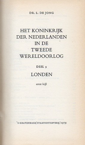 Cover of Het Koninkrijk der Nederlanden in de tweede wereldoorlog 8.1