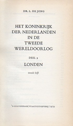 Cover of Het Koninkrijk der Nederlanden in de tweede wereldoorlog 9
