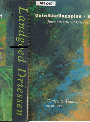Cover of Ontwikkelingsplan- Basisconcept Landgoed Driessen