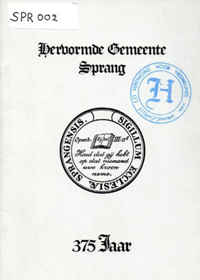 Cover of Hervormde Gemeente Sprang